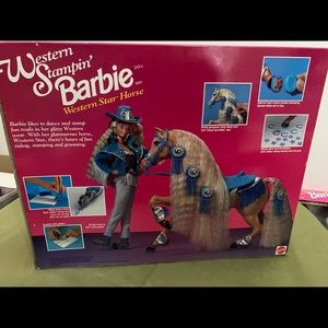 Western Star Horse w/ Western Stampin’ Barbie